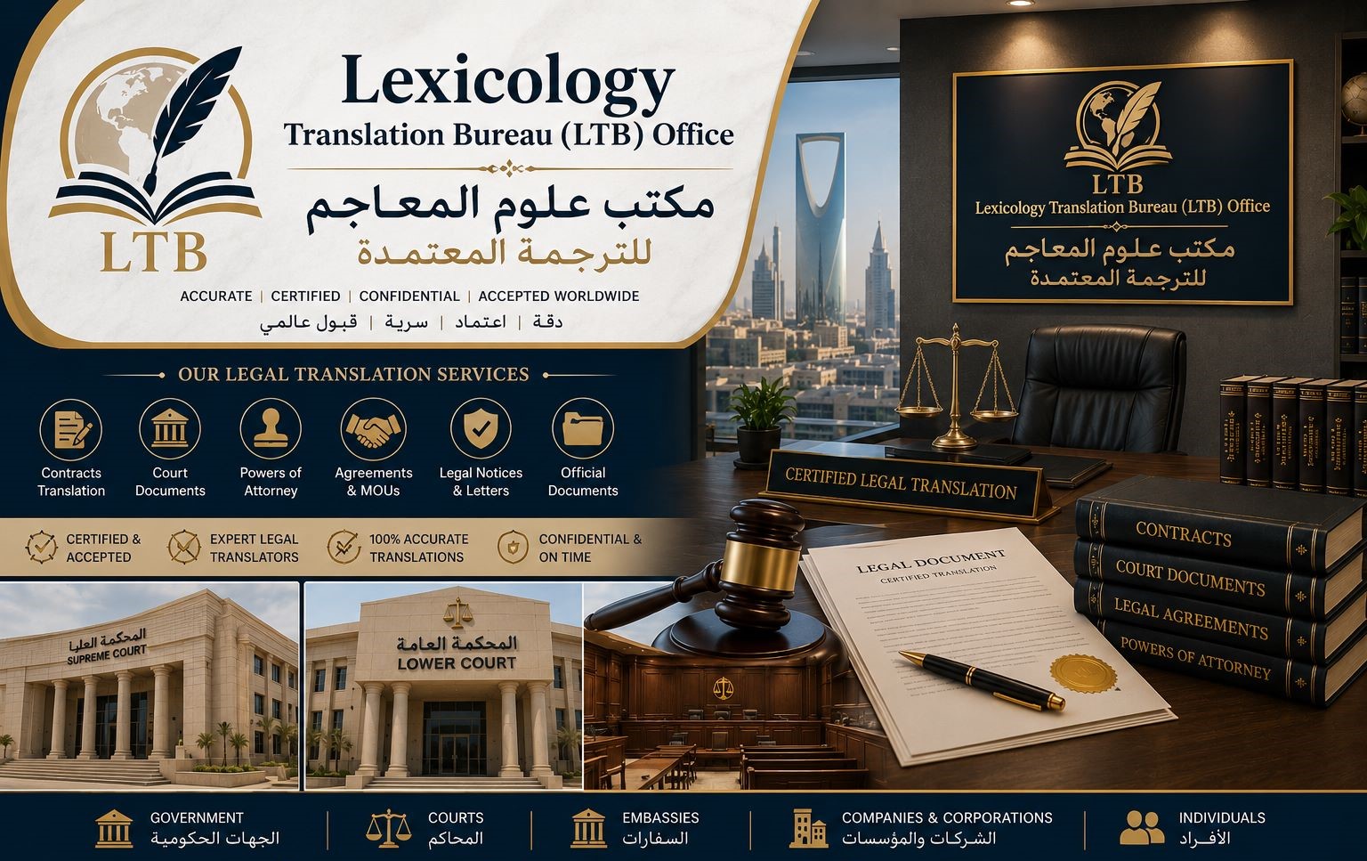 Legal Translation Services in Riyadh | Certified Legal Translation Office